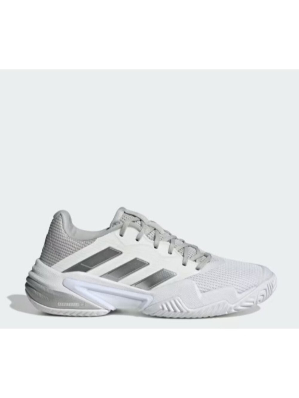 Adidas Barricade 13 Womens Tennis Sneakers Size 8.5 IF0407 White Gray Shoes New